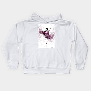 Royal Rubellite Ballerina Kids Hoodie